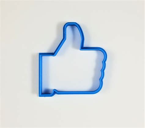 Thumbs Up or Thumbs Down Emoji, Like or Dislike Button Cookie Cutter ...