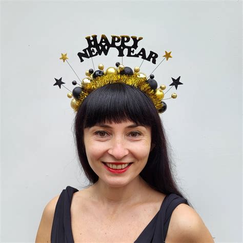 New Years Eve Headband Happy New Year Crown Ornament - Etsy