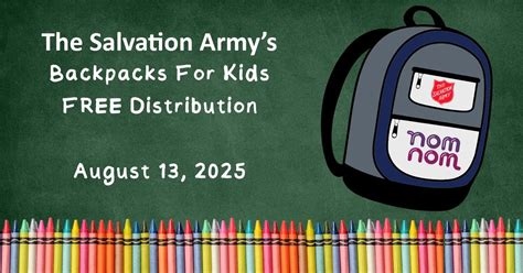 The Salvation Army Spokanes 16th Annual Backpacks for Kids Distribution ...