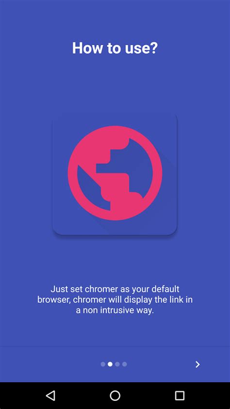 Chromer offre un browser interno ad ogni app