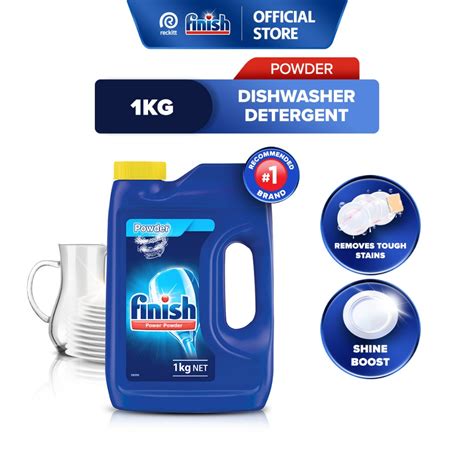 Finish Dishwasher Detergent Power Powder 1kg | Shopee Philippines