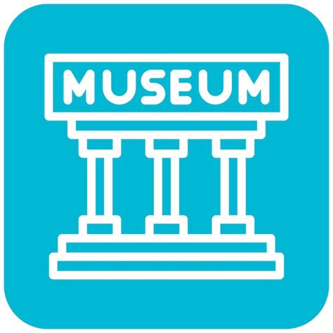 Museum vector icon design illustration | Premium Vector