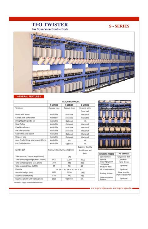 Tfo Machine - Paper Tube 110 Mm Pot Filament Yarn Twister Manufacturer ...