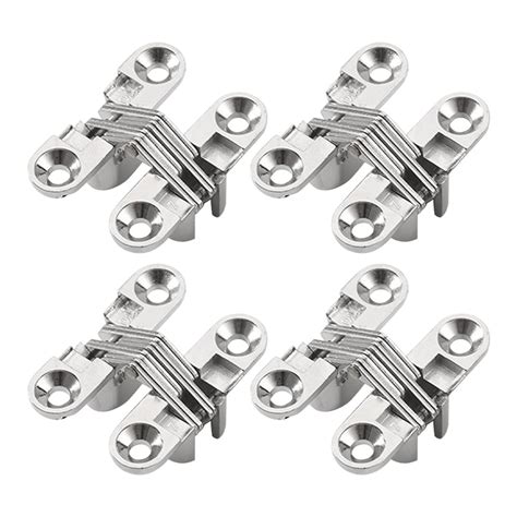 Cross Hinge 4 Packs 1 3 4 Invisible Hinge Hidden | Desertcart INDIA