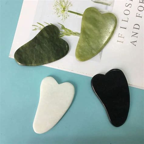 New Gousha Stone Gowoman Gua Sha Facial Stone Gua Sha Visage Roller For ...