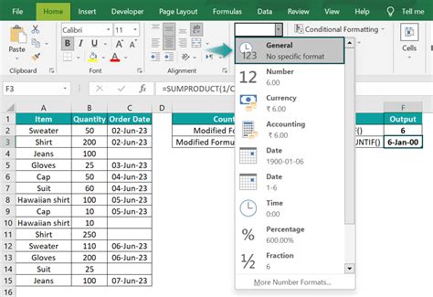 Image result for Count Unique Excel