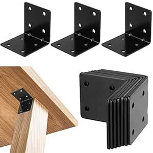 yeesport L Right Angle Brackets, 10pcs Alloy Steel Corner Braces for ...