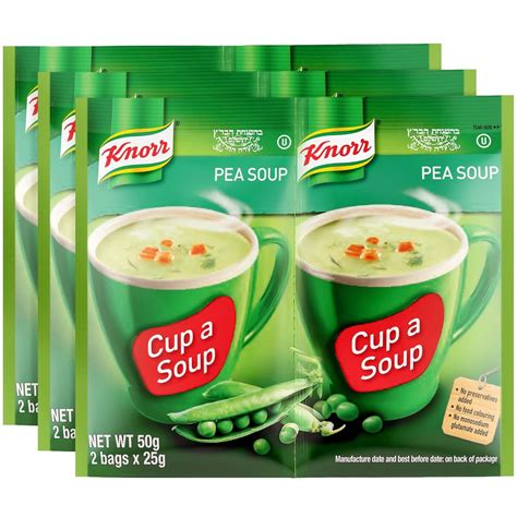 Amazon.com : Knorr Pea Soup Mix 1.52oz (3x2 Packs for 6 Pouches Total ...