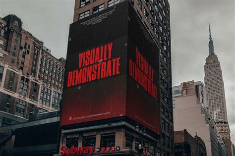 Square Billboard Mockup Psd