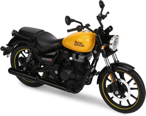 Royal Enfield Scale Model Meteor 350 Fireball Yellow : Amazon.in: Toys ...