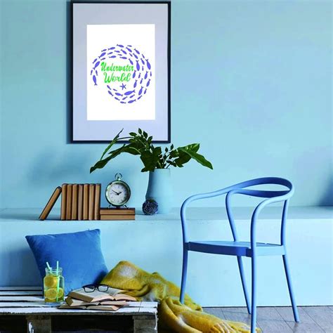 Buy Mermaid Sea Ocean Creatures Stencils 20 PCS Reusable Painting ...