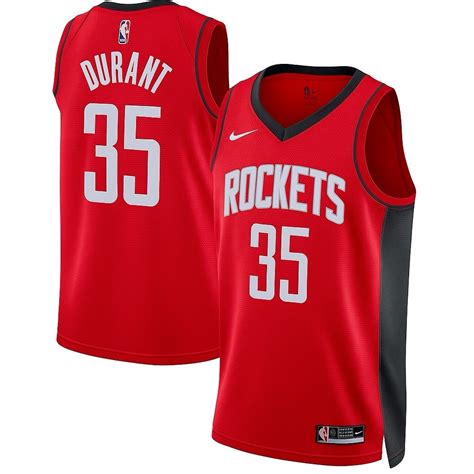 Kevin Durant Rockets Jersey #35 LARGE | eBay