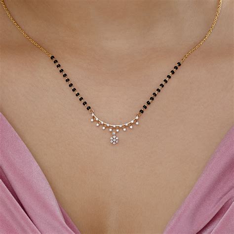 Starlit Symphony Gold and Diamond Mangalsutra