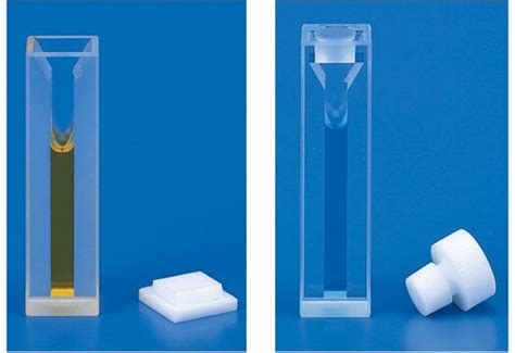 Spectrophotometer cuvettes, silica (quartz) Micro, short, self-masking ...