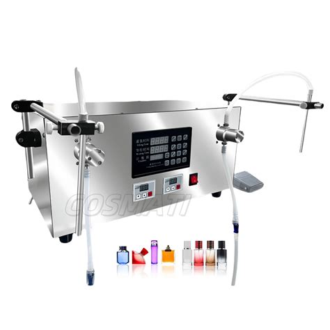 Desktop Makeup Remover Filling Machine Semi-Auto Alcohol Hand Sanitizer ...