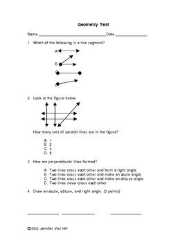 Image result for Basic Geometry Test