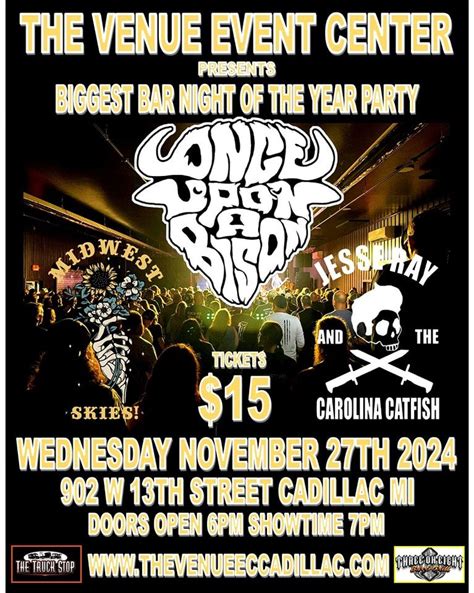 BIGGEST BAR NIGHT OF THE YEAR: Once Upon A Bison, Jesse Ray and the ...