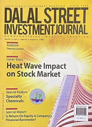Amazon.in: Buy Dalal Street Investment Journal 08-21 May 2023 - Cover ...