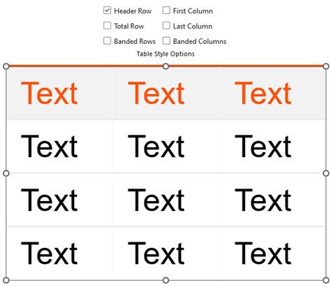 Image result for PowerPoint Table Two Header Rows