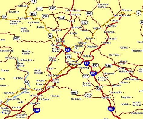 Map of Scranton 的图像结果