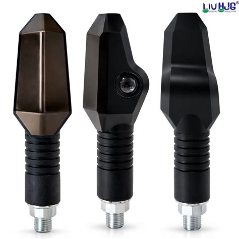 LIU HJG Motorcycle Indictor Light Waterproof Turn Signal Light Magnetic ...