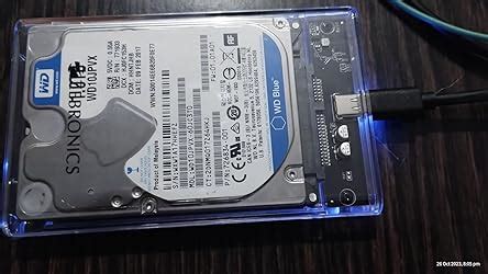 ZEBRONICS CSH01 2.5 SATA SSD Enclosure with Transparent case, Type C 3. ...
