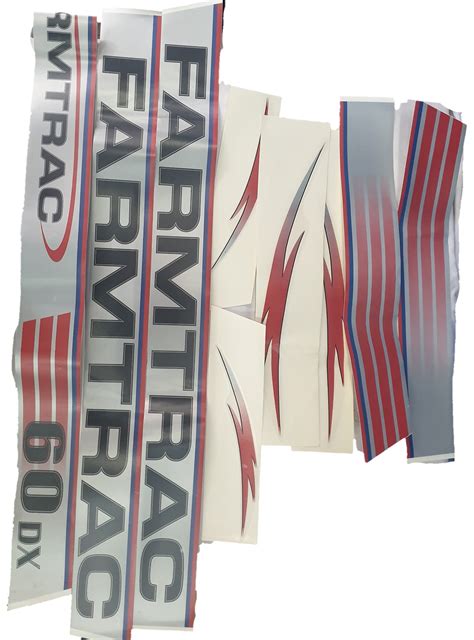 DECAL SET FT 60 N/MSILVER OE DELUXE | SUKHO | FARMTRAC PARTS