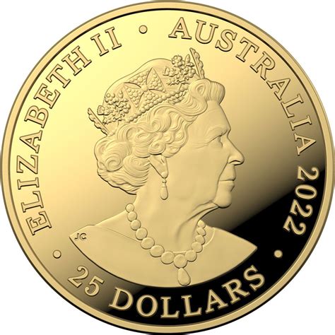 Gold Fifth-Ounce 2022 Kangaroo Bounding, Coin from Australia - Online ...