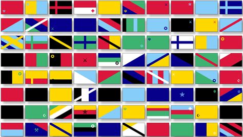 Random flag generator improved : r/vexillology