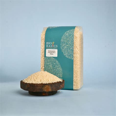 Mullankaima Fragrant Rice 500g, 1kg, 2kg - Bio Basics Organic Online ...