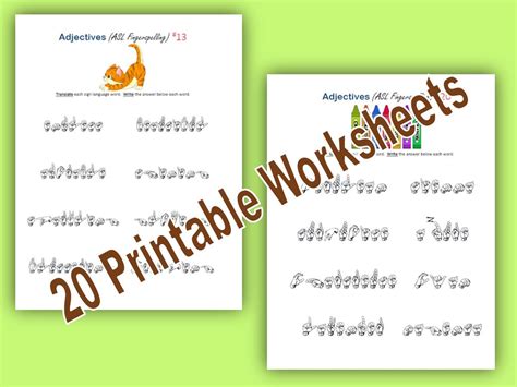 Image result for ASL at Work Phrases Worksheet