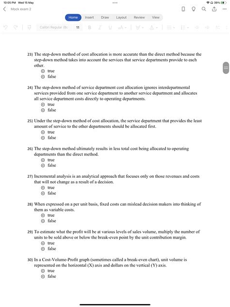 Image result for Step Down Method Allocation