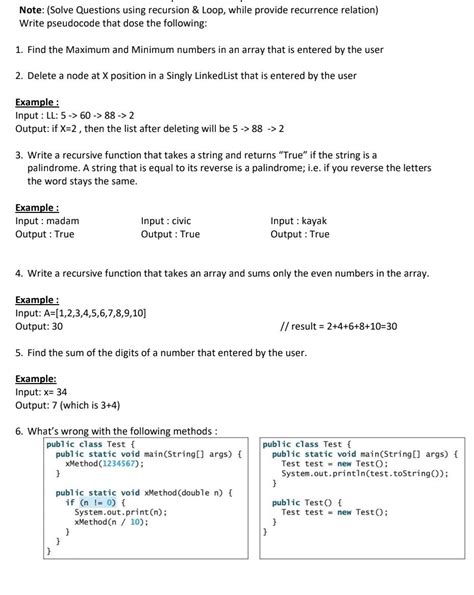 Image result for For Loop in Recursion