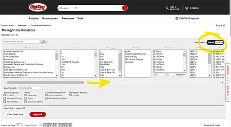 Image result for Digi Key Part Search