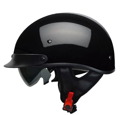 Vega Helmets Warrior Motorcycle Half Helmet with Sunshield for Men ...