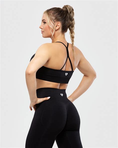 Black Racerback Bra - Seamless | Women's Best ME