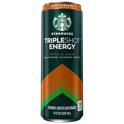Starbucks Tripleshot Energy Coffee Beverage, Dark Caramel Flavor, 11 fl ...