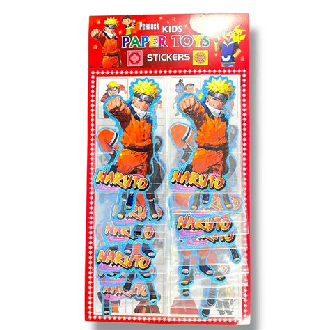 Naruto stickers attai big | Deepam Note Books