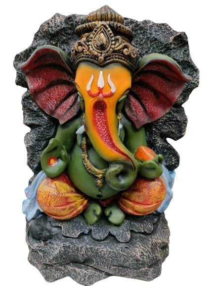 Buy CRON Ganesh Idol for Home Pooja Temple Marble Ganesha Statue ...