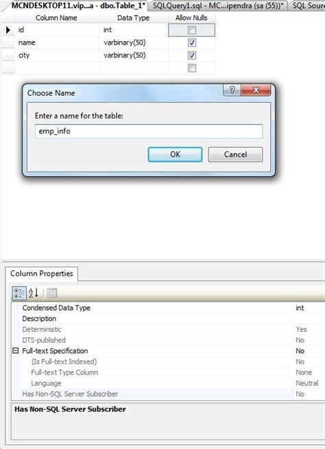 Employee Table Using SSMS 的图像结果
