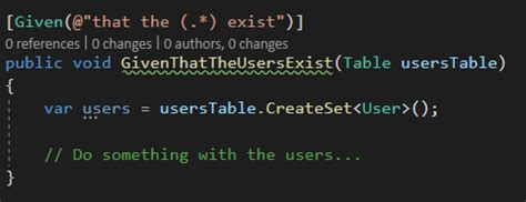 SpecFlow Assist Dynamic Table 的图像结果