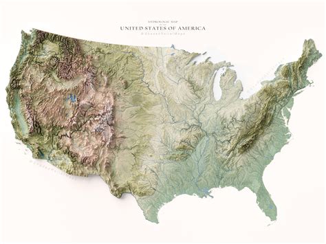 United States - Stream order visualization [OC] : MapPorn