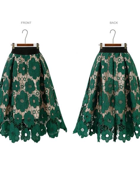 Moonlit Garden Lace Midi SKIRT – The Latest Labels