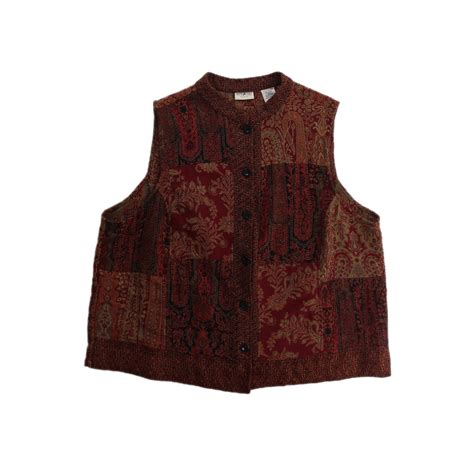 【FIFTY-FIFTY】1990s vintage WHITE STAG N/S gobrin vest -8890- | cv
