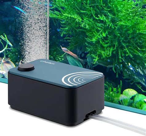 CHERLAM Aquarium Air Pump,Oxygen Pump with Adjustable Value, Ultra ...