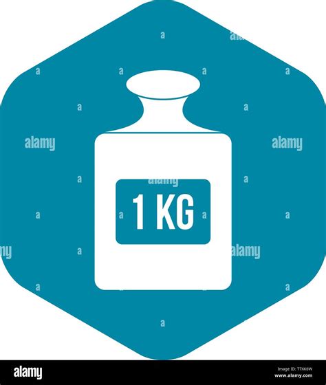 One kilogram weight pattern, simple style Stock Vector Image & Art - Alamy
