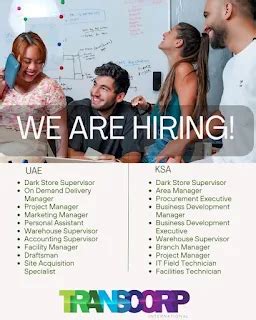 Transcorp International is Hiring in UAE & Saudi Arabia (KSA) – Apply ...