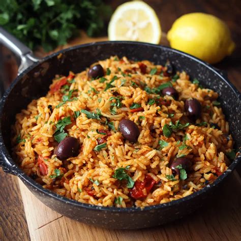 Mediterranean Rice Recipe - Cooking ideaas