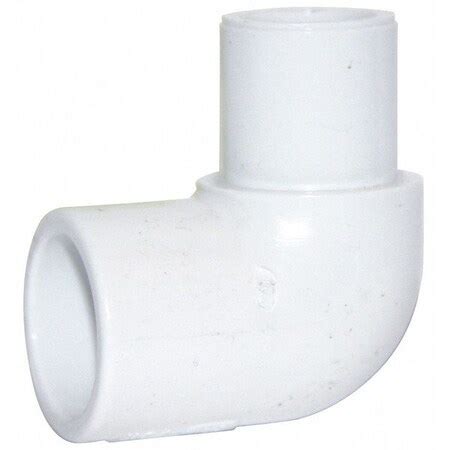 Charlotte Pipe And Foundry 3/4" Socket x Spigot PVC 90 Deg. Elbow 409 ...