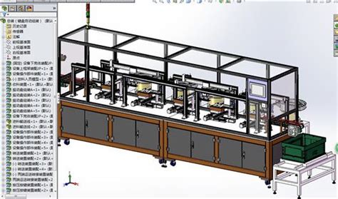 键盘按键多工位组装流水线3D模型下载_三维模型_SolidWorks、STEP模型 - 制造云 | 产品模型